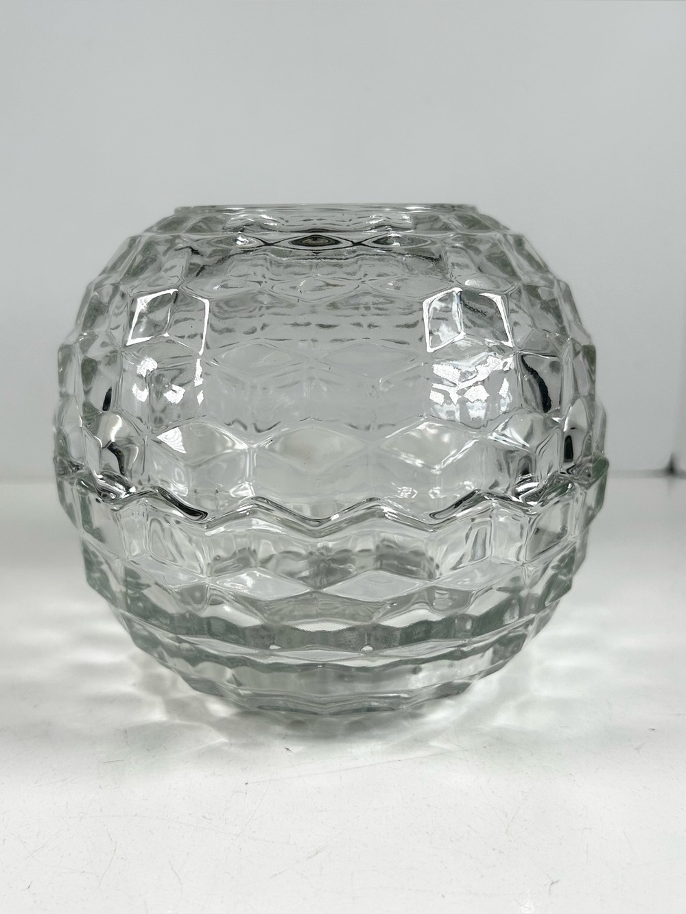 Homco Clear Glass Fairy Lamp